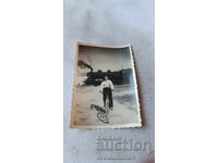 Ruse, Young Men and Women on a Bench in front of the Monument of Freedom