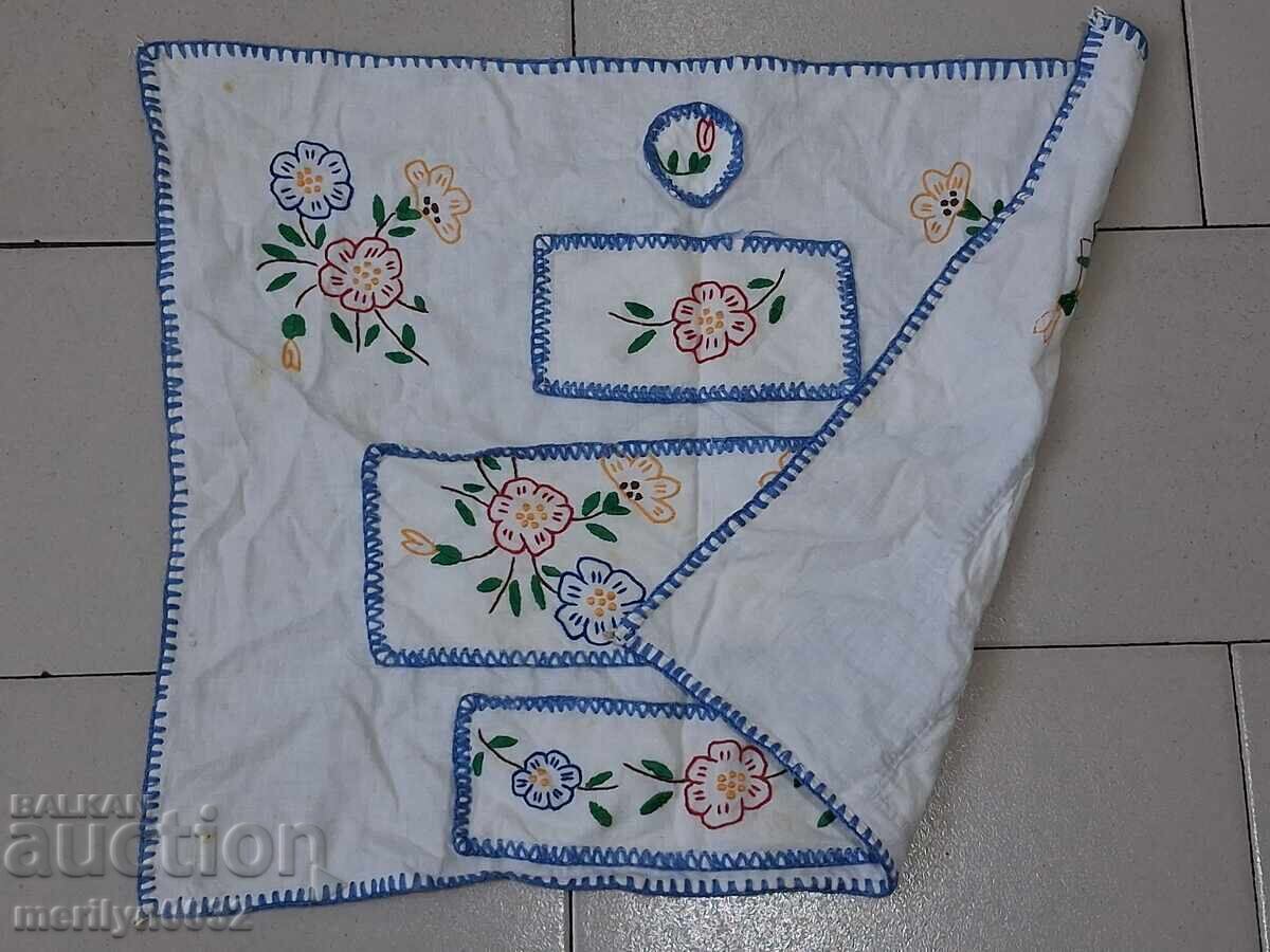 Παλιό κεντημένο τσεπάκι τοίχου καμβάς με τιμή 38.00 BGN | € 19.43