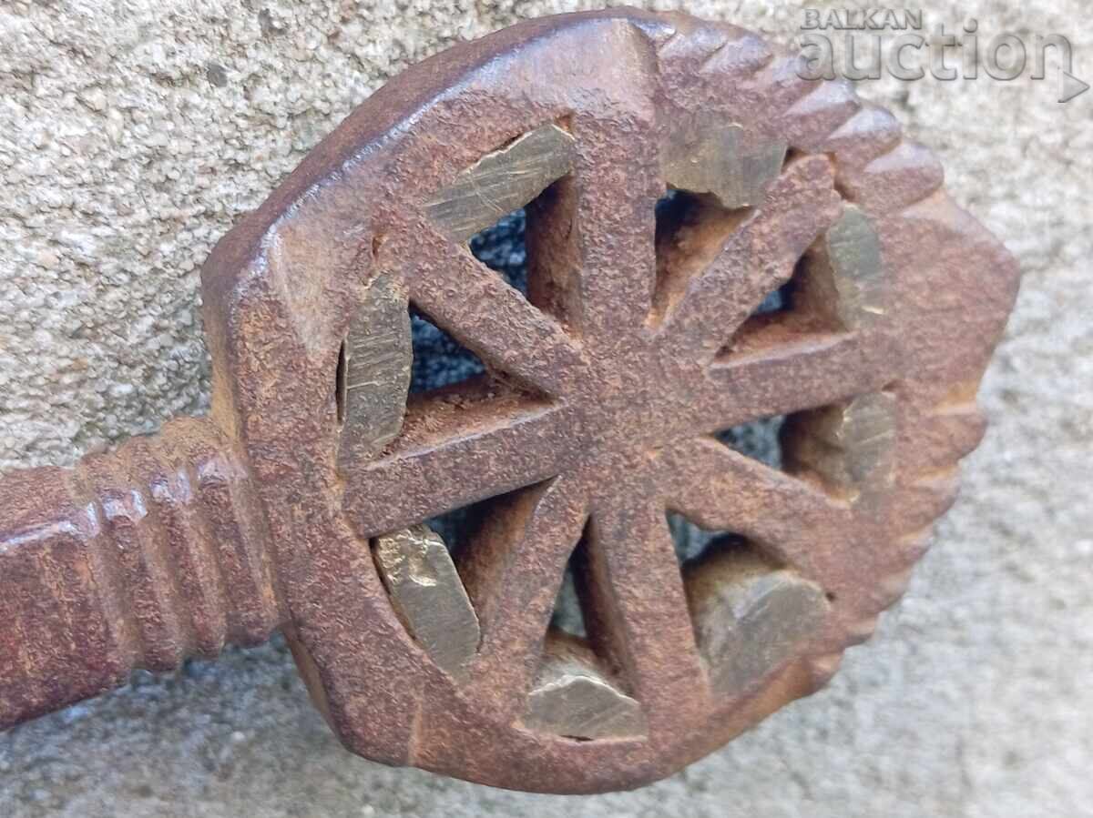 Auction  Ottoman steelyard with a mace in Oki, balance, weight