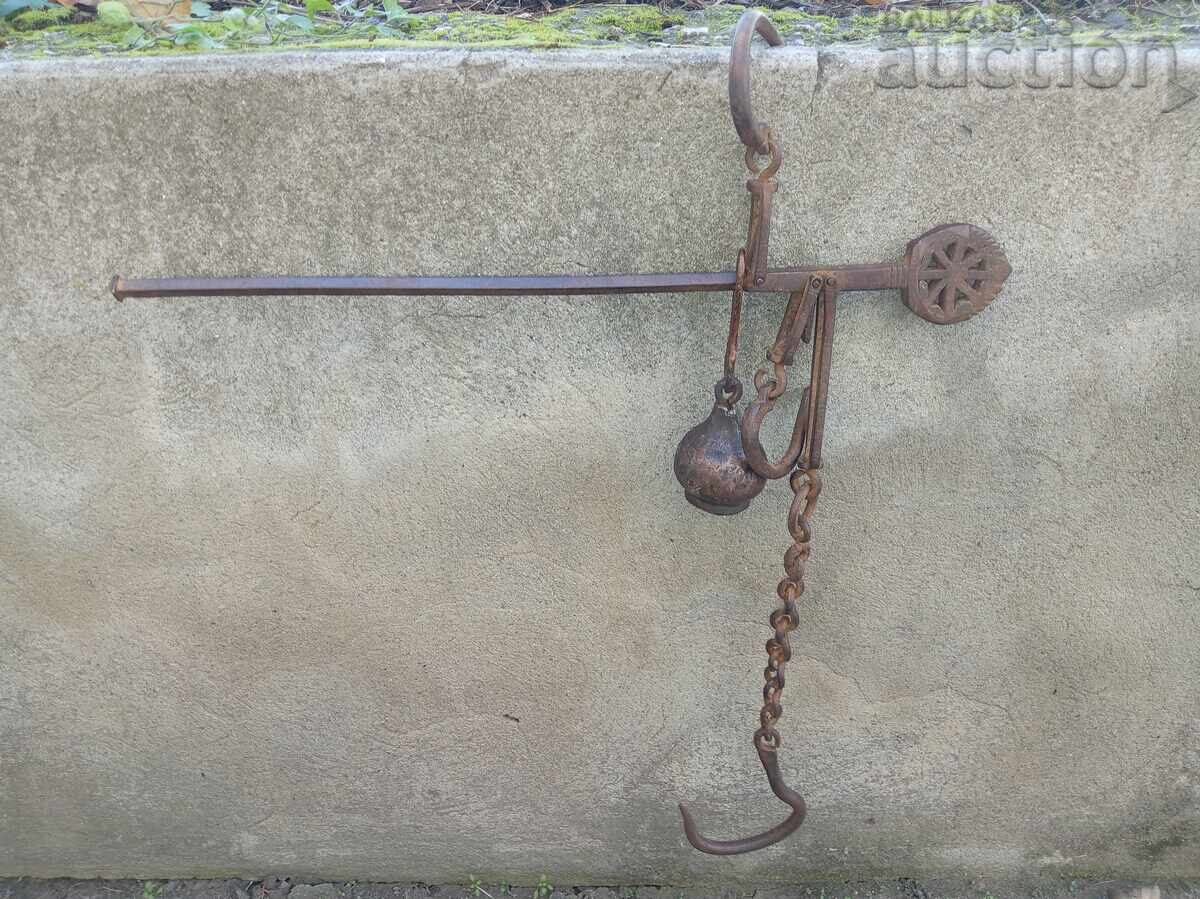 Ottoman steelyard with a mace in Oki, balance, weight