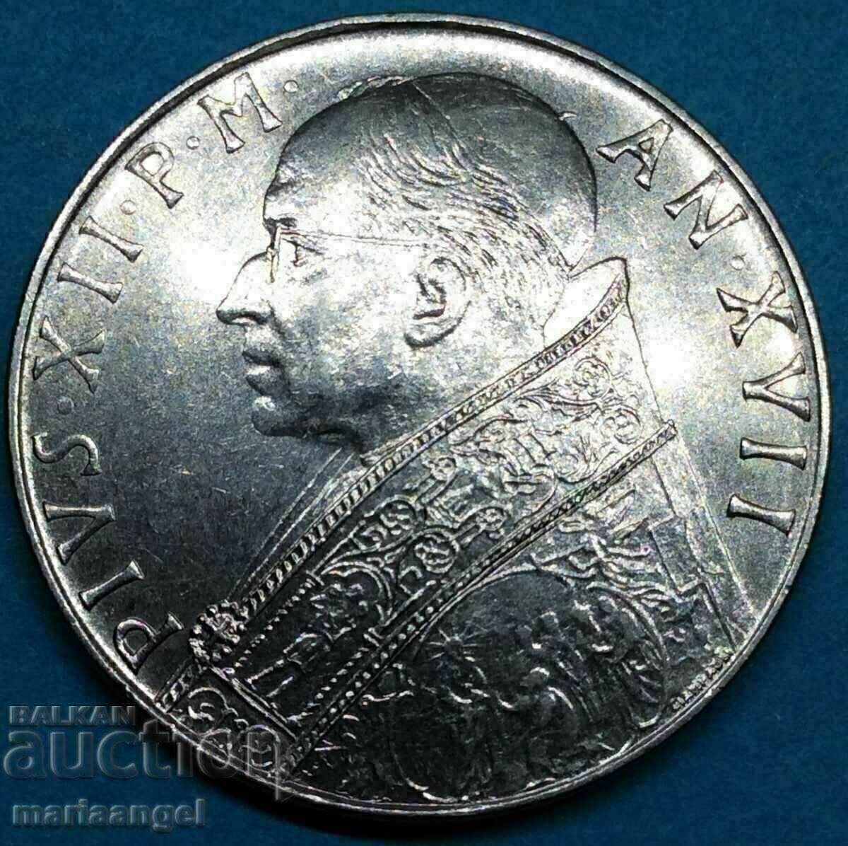 100 Lira 1955 Vatican 27mm with price 3.00 BGN | € 1.53