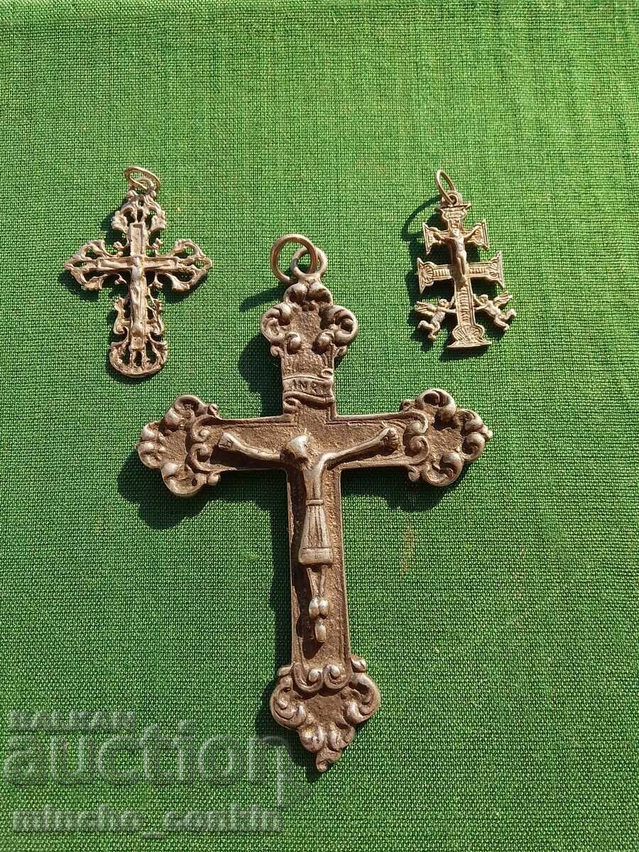 Revival silver crosses