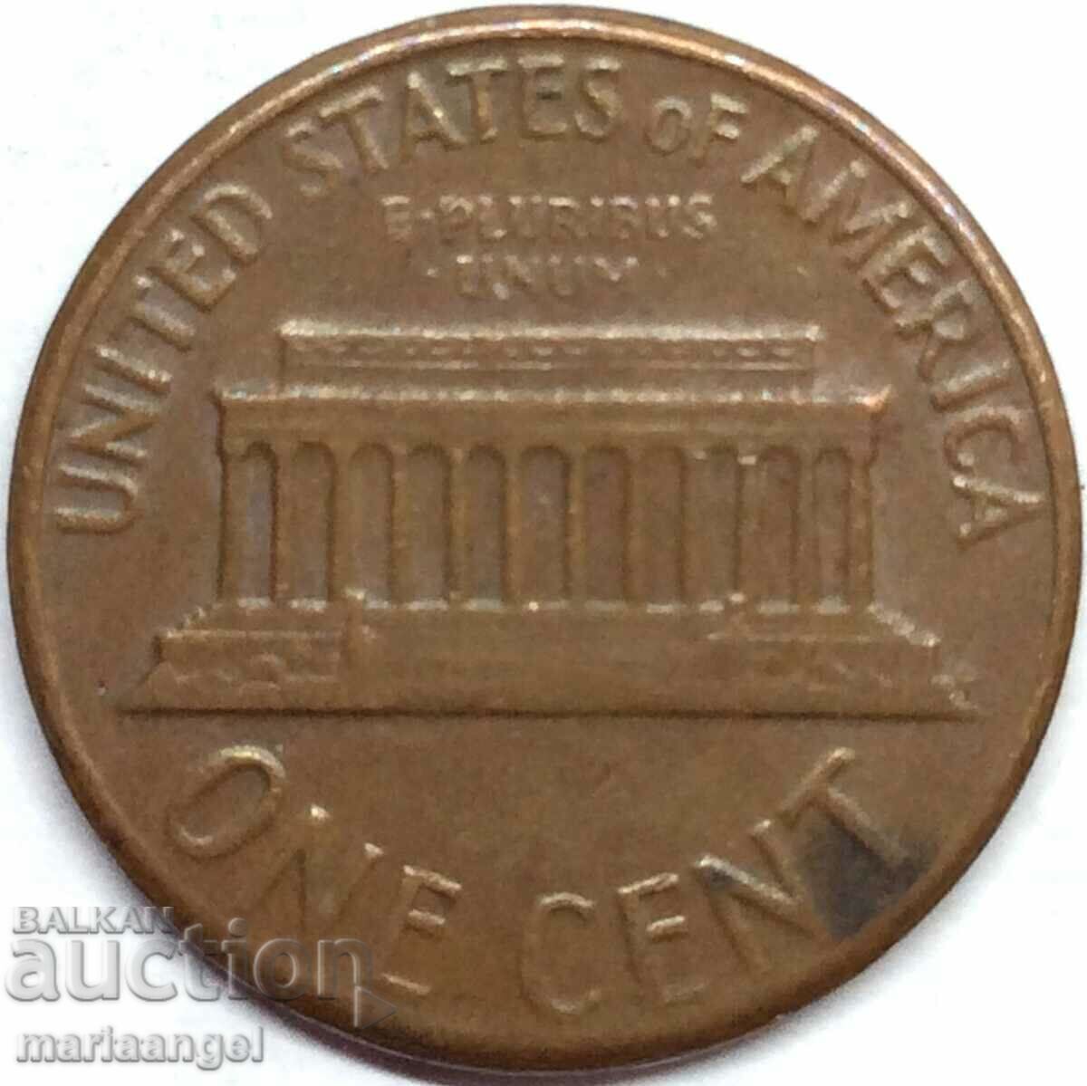 1 cent 1964 Președintele SUA Lincoln cu preț 2.00 BGN | € 1.02