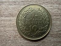 Ливан - 10 пиастъра (1969)