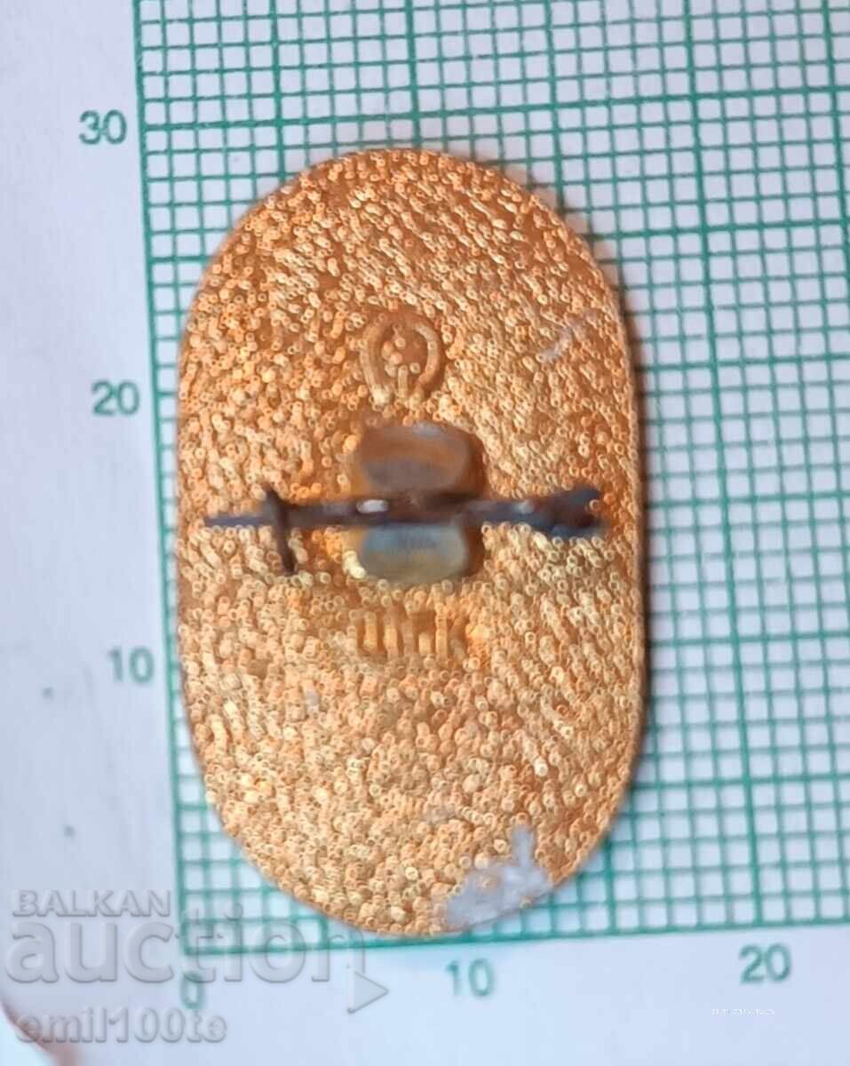 Livrarea Insigna - Olimpiada Moscova 1980 Atletism Aruncarea suliței