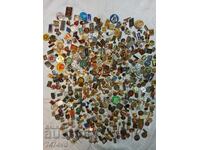 HUGE BADGE COLLECTION, 500 PIECES, SOME ENAMELED