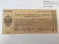 Германия 5000000 марки 1923 година  - ЧЕК Хамбург
