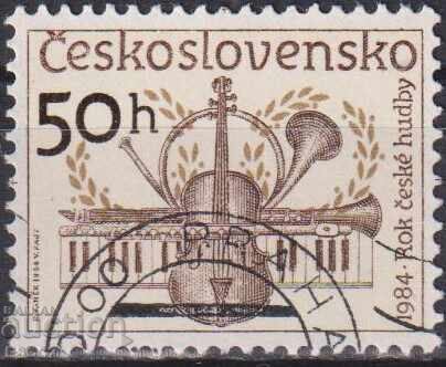 Клеймована марка Година на чешката музика 1984 Чехословакия