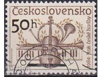 Клеймована марка Година на чешката музика 1984 Чехословакия