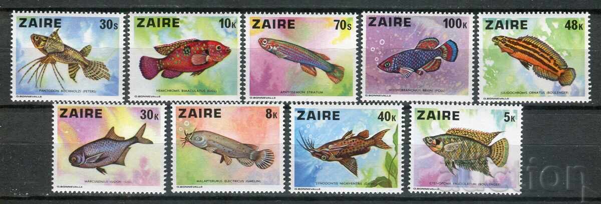 Zaire 1978. MnH - Marine fauna, fish