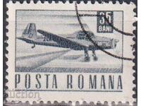 Stamped stamp Aviation Airplane 1967 from Romania