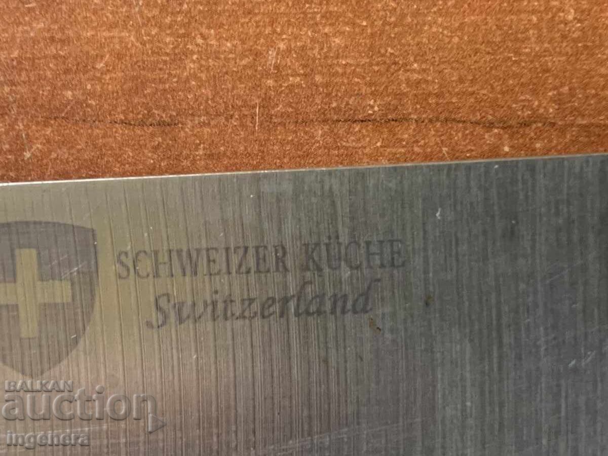 Licitație CUȚIT LAMĂ BUCĂTĂRIE ELVEȚIA CUȚIT DE MARCĂ