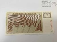 Slovenia 2 Tolar 1990 Year UNC