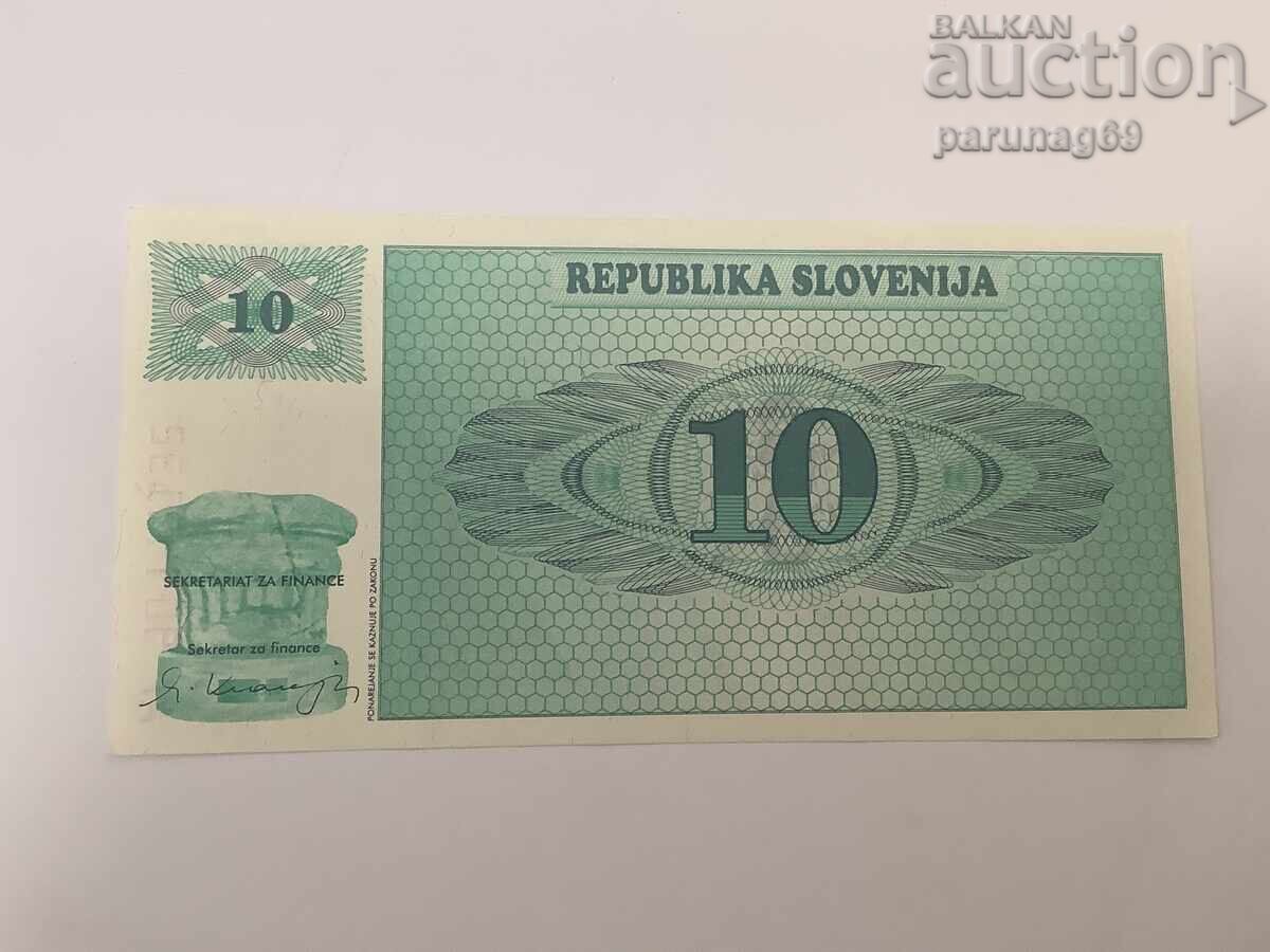 Slovenia 10 Tolar 1990 Year UNC with price 2.00 BGN | € 1.02 Slovenia 10 Tolar 1990 Year UNC with price 2.00 BGN | € 1.02