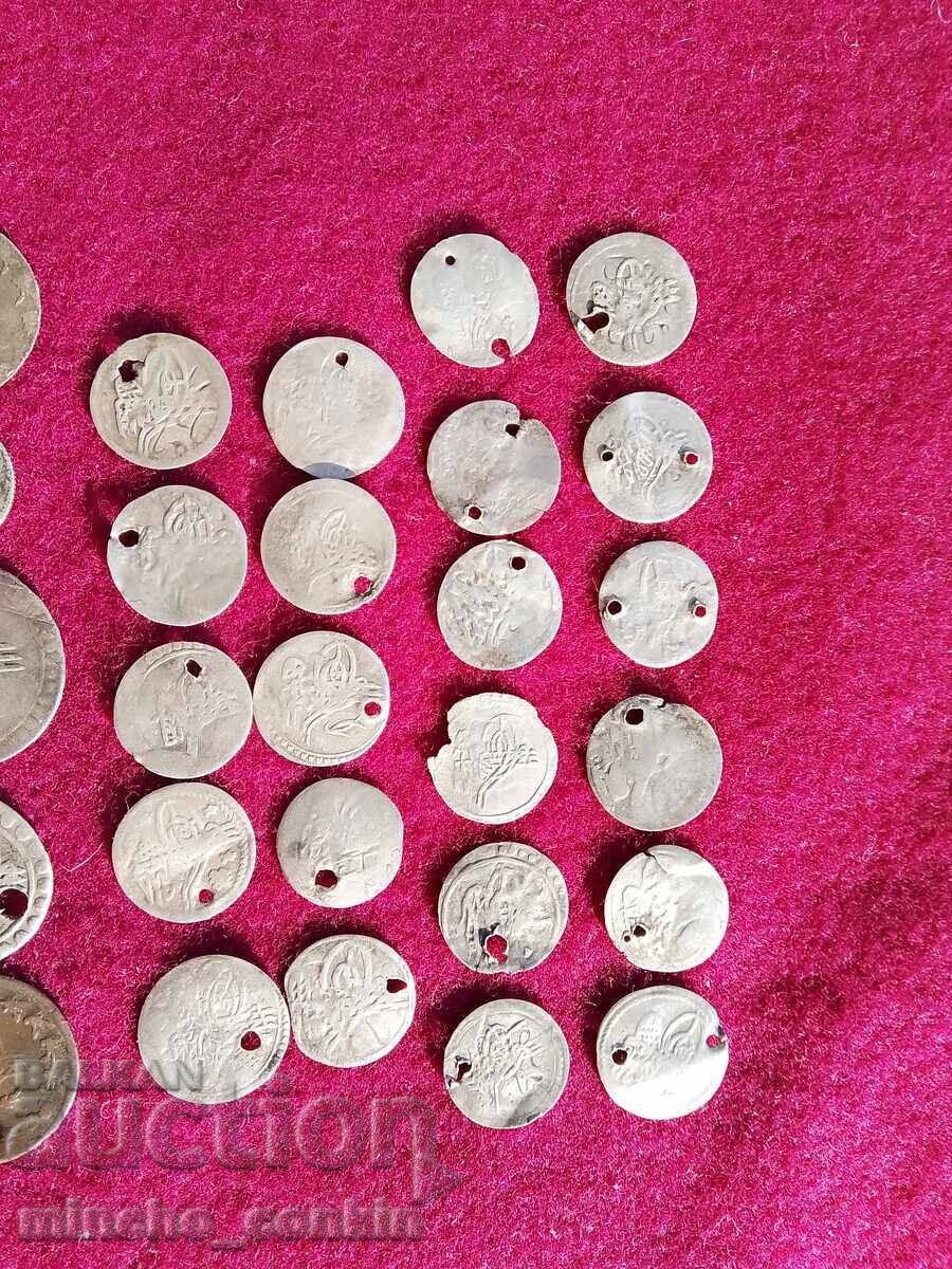 Δημοπρασία Οθωμανικά ασημένια νομίσματα συλλογή πεντάρια κόσμημα Δημοπρασία Οθωμανικά ασημένια νομίσματα συλλογή πεντάρια κόσμημα