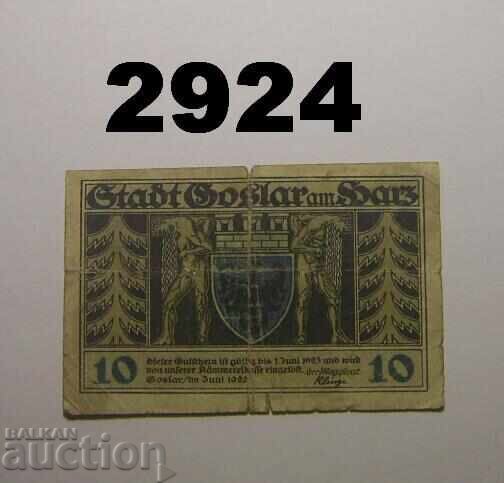 Goslar 10 pfennig 1920 Германия с цена 1.00 лв. | € 0.51