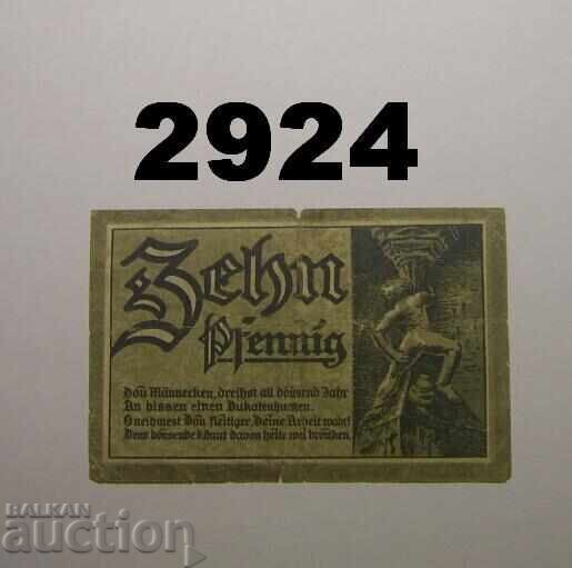 Goslar 10 pfennig 1920 Германия