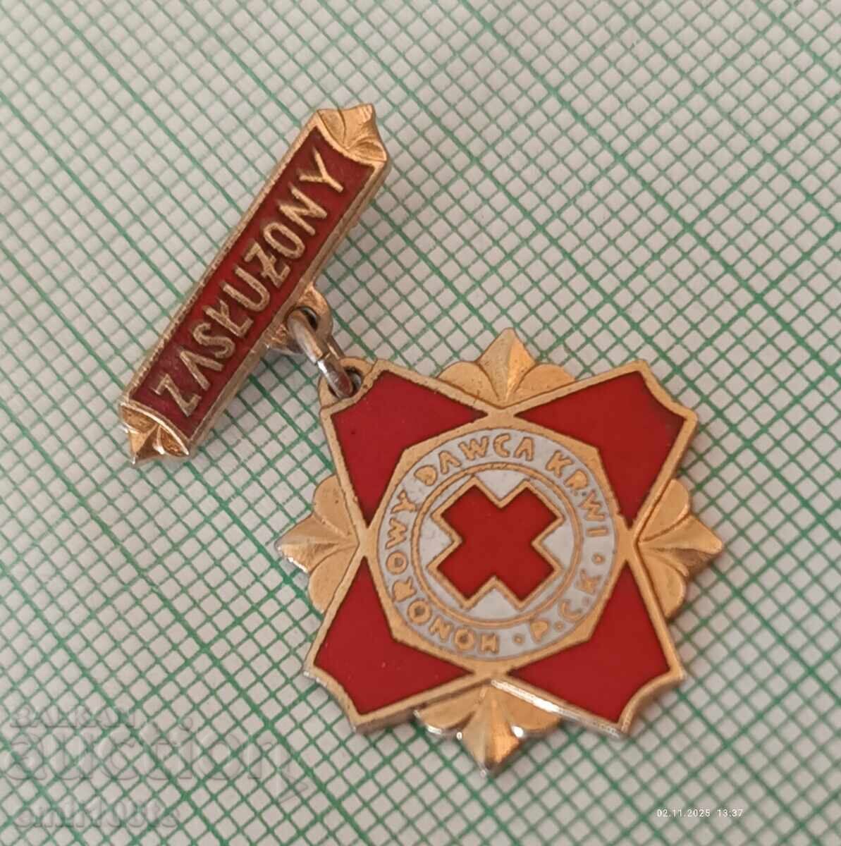 Δημοπρασία Σήμα Αξιότιμου Αιμοδότη Πολωνίας PCK