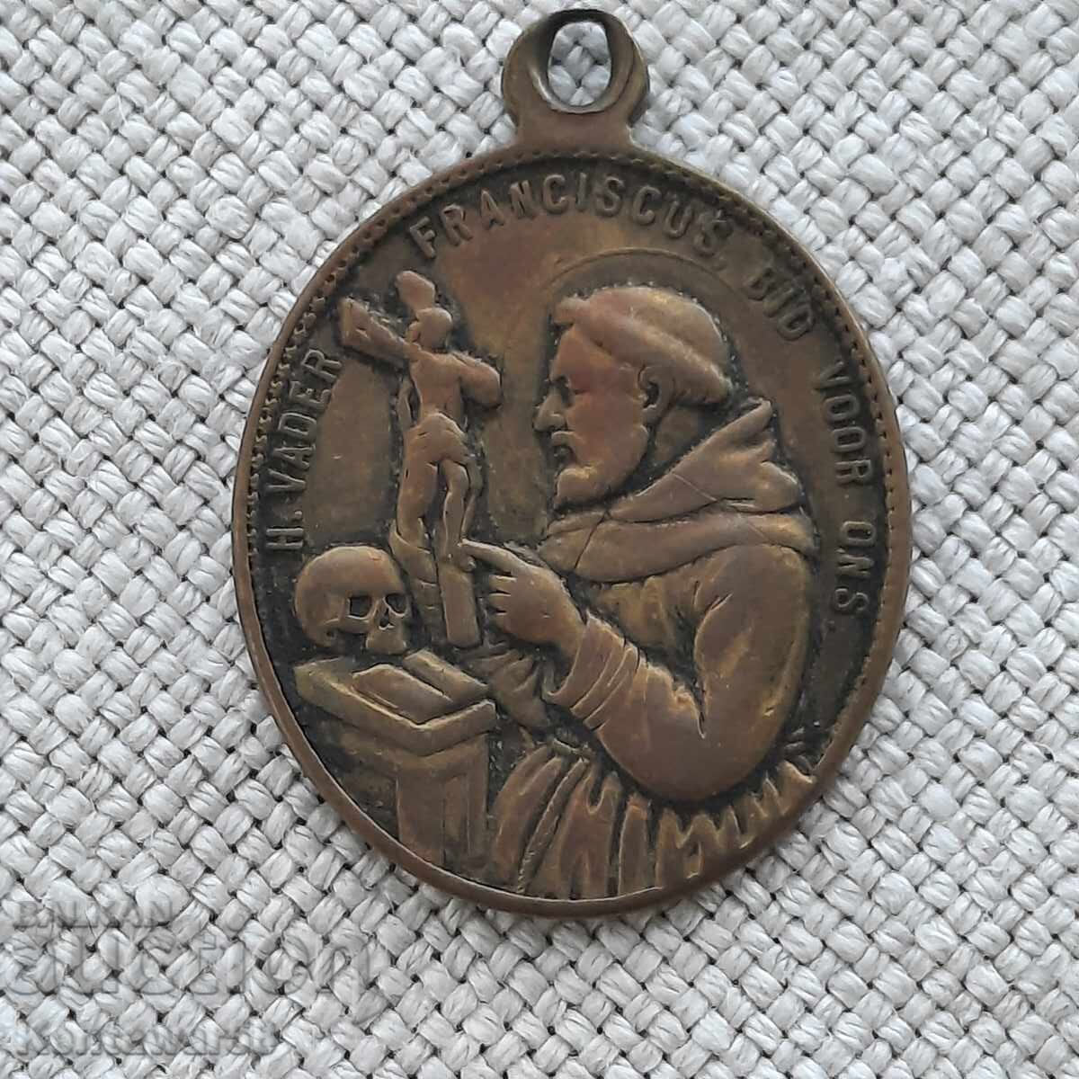 Antique Bronze Dutch Religious Pendant with price € 5.00 | 9.78 BGN