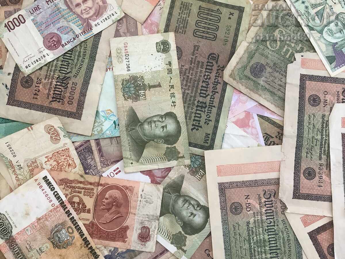 Lot of Banknotes, minimum 80 pieces - 6 Lot of Banknotes, minimum 80 pieces - 6