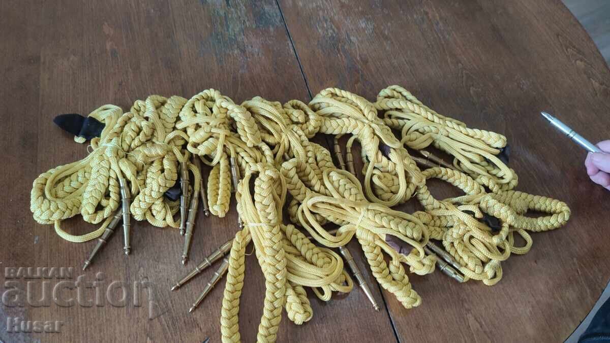 Lot of 9 officer's social epaulettes for sale with price 149.99 BGN | € 76.69