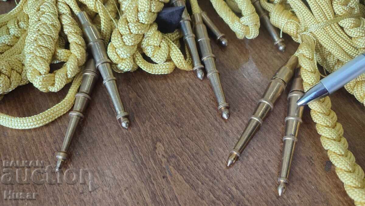 Lot of 9 officer's social epaulettes for sale - 5