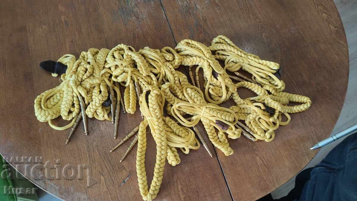 Lot of 9 officer's social epaulettes for sale