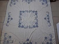 Παλιό κεντημένο τραπεζομάντιλο milo Βουλγαρικό κεντητικό χαλί