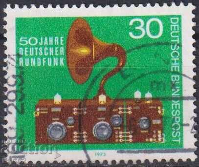Σφραγισμένη γραμματόσημο Ραδιοδιανομής 1973 από τη Γερμανία Σφραγισμένη γραμματόσημο Ραδιοδιανομής 1973 από τη Γερμανία