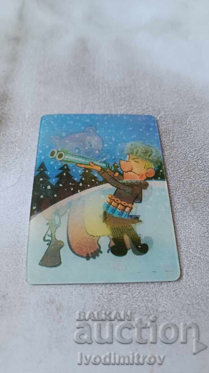 Stereo Calendar Cartoon Happened This Winter 1986