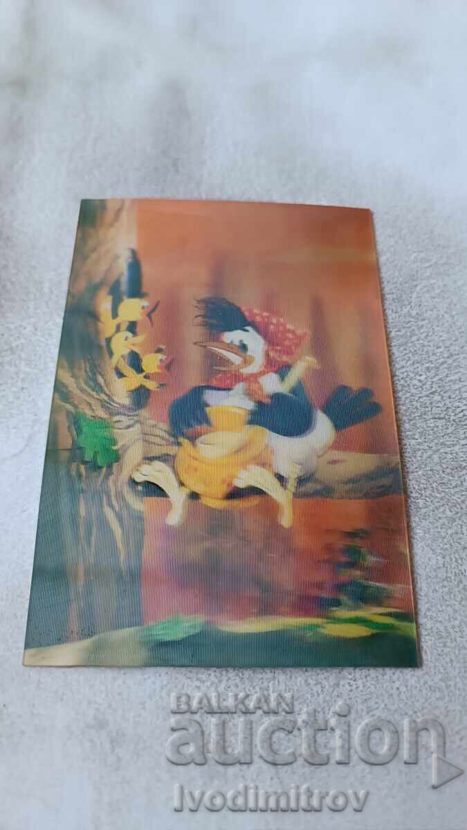 Στερεοσκοπικό ημερολόγιο Κινούμενα Σχέδια Σαράντα-κοράκι... 1989