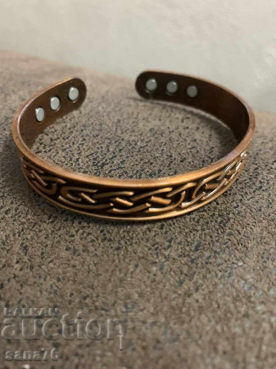 Νέο κομψό μαγνητικό χάλκινο βραχιόλι - 2