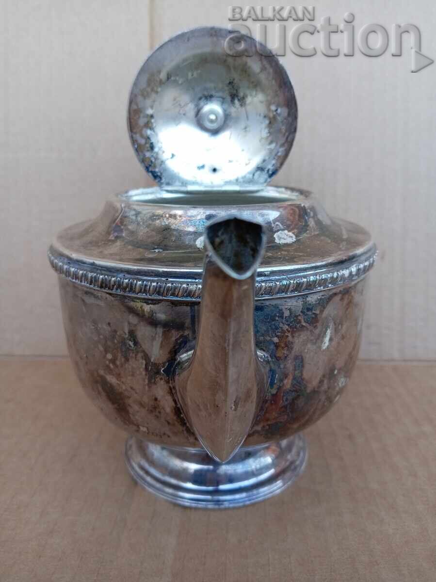 Licitație CEAINIC ARGINTAT RETRO VINTAGE CORPORATE MARK Licitație CEAINIC ARGINTAT RETRO VINTAGE CORPORATE MARK