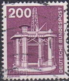 Επωνύμως σφραγισμένη πετρελαϊκή πλατφόρμα 1975 από Γερμανία