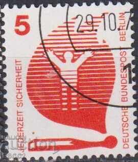 Клеймована марка Безопастност на труда 1971 от Германия Клеймована марка Безопастност на труда 1971 от Германия