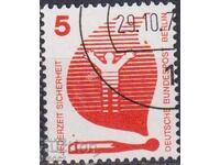 Клеймована марка Безопастност на труда 1971 от  Германия