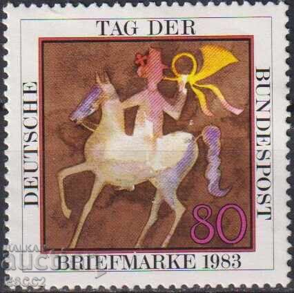Stamped Den on the postage stamp 1983 from Germany