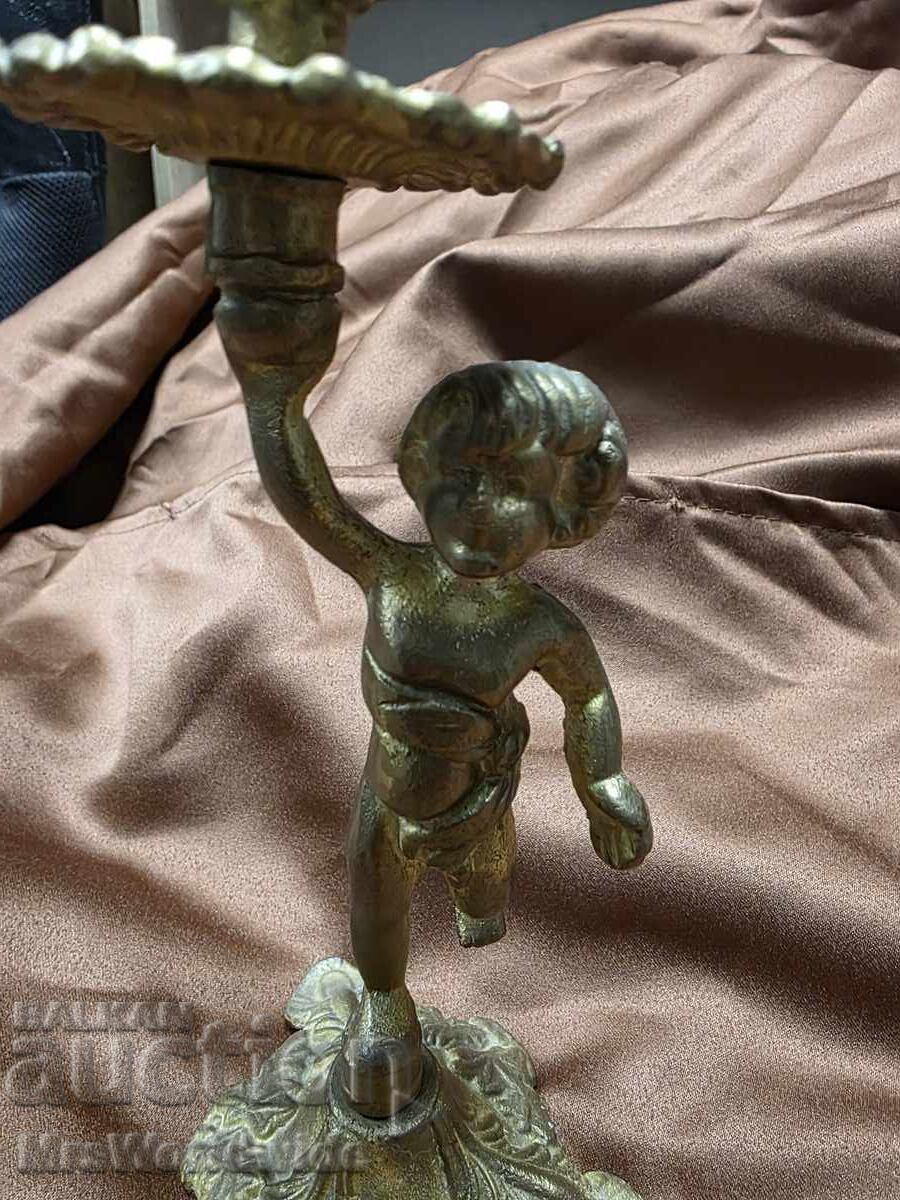 Licitație Frumos suport de lumânare metalic