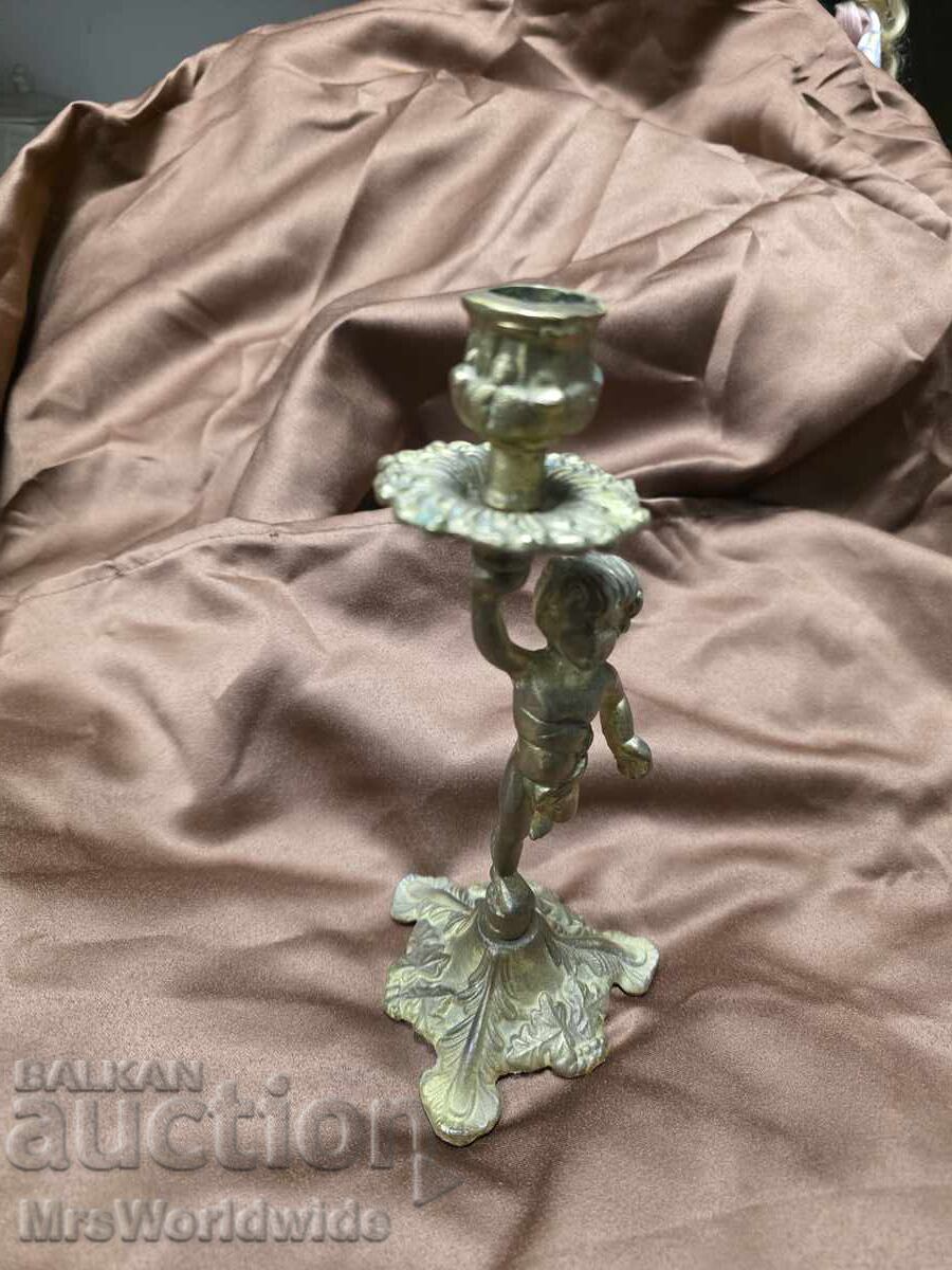 Livrarea Frumos suport de lumânare metalic