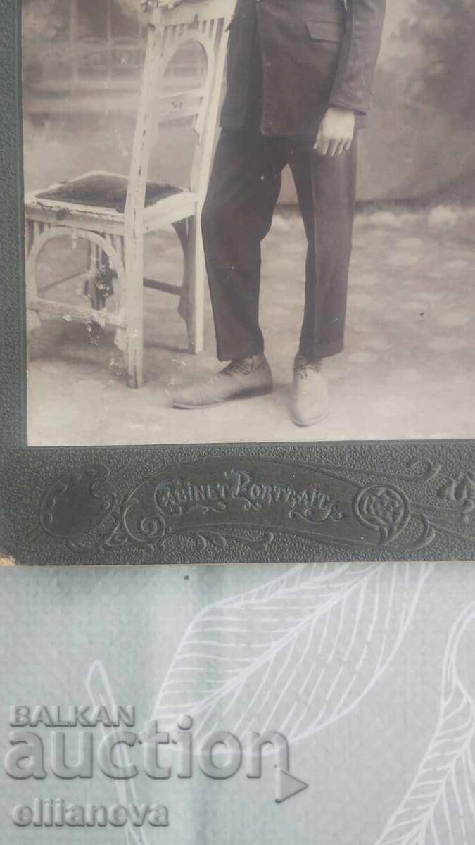 Old cardboard photo 1917 with price 10.00 BGN | € 5.11