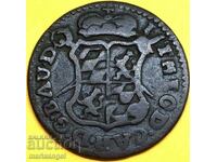Olanda Austriacă 1750 1 Liard 23mm Cupru - Rar!