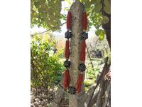 Old coral necklace, ethnic jewelry