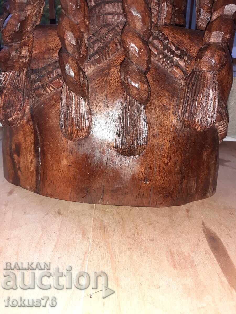 Incredibly beautiful African statue wood carving figure - 6 Incredibly beautiful African statue wood carving figure - 6