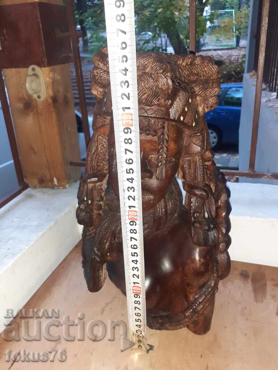 Incredibly beautiful African statue wood carving figure - 7 Incredibly beautiful African statue wood carving figure - 7