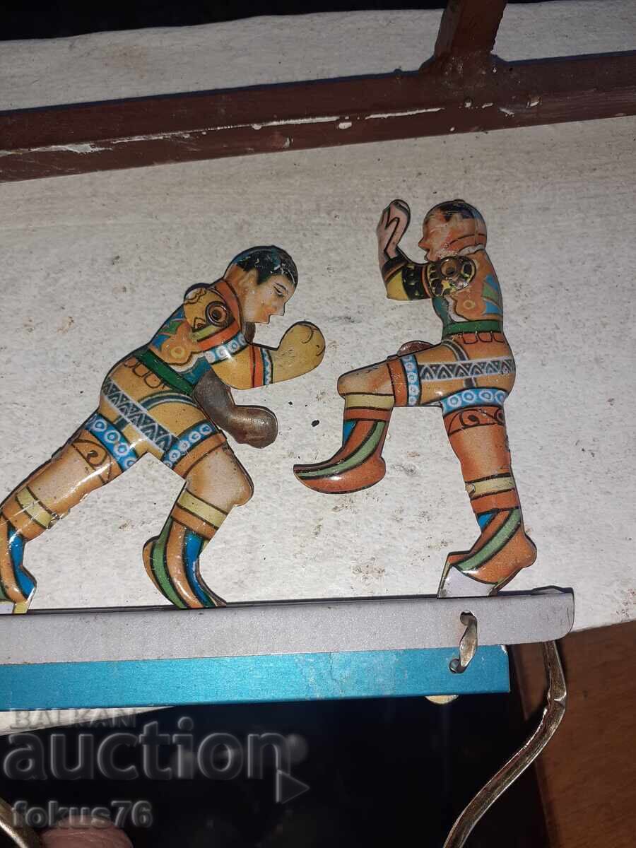 Jucărie veche de tablă - boxeri - 6 Jucărie veche de tablă - boxeri - 6