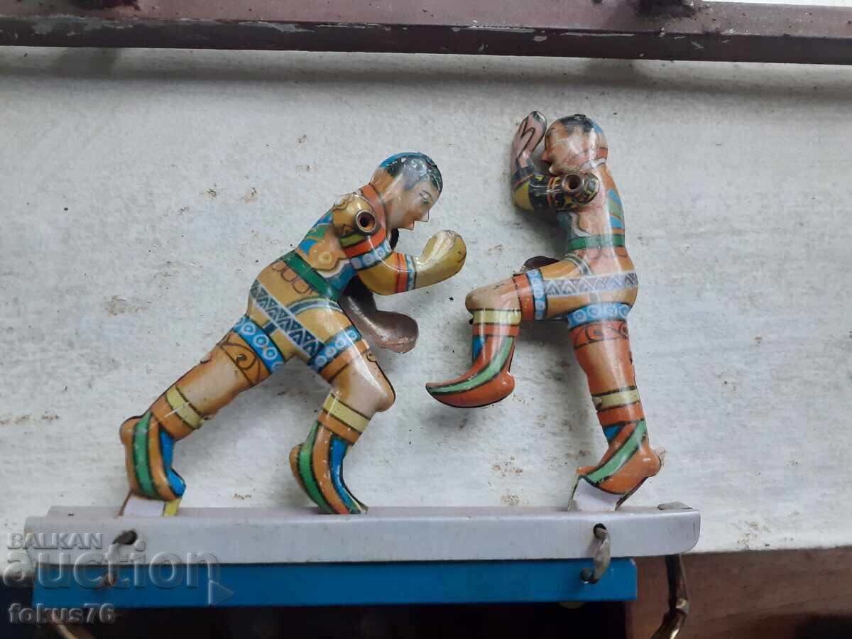 Jucărie veche de tablă - boxeri - 7 Jucărie veche de tablă - boxeri - 7