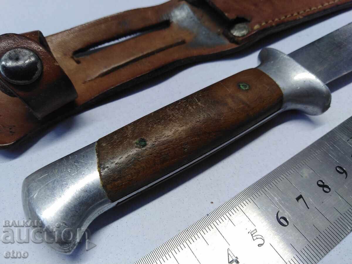 STAR KNIFE-PETKO DENEV GABROVO WITH LEATHER SHEATH - 5