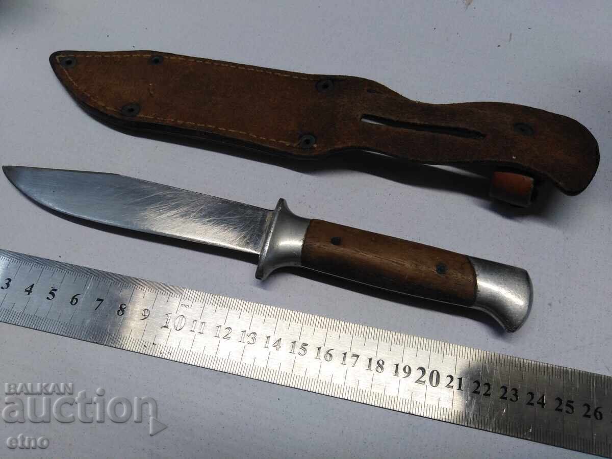 STAR KNIFE-PETKO DENEV GABROVO WITH LEATHER SHEATH - 6