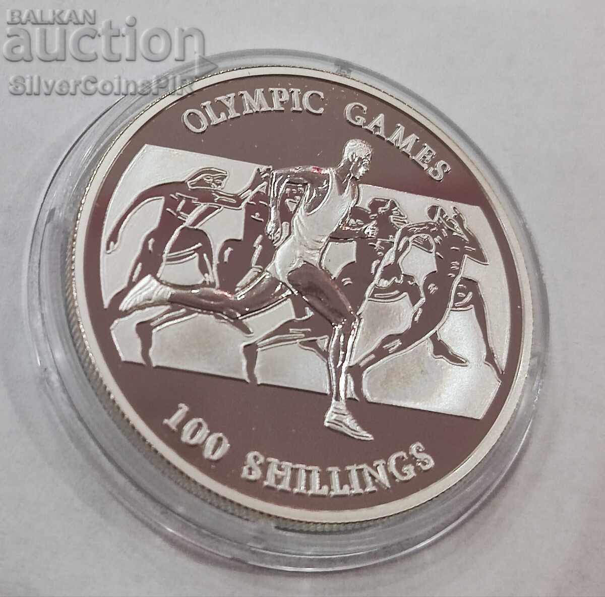 Ασημένιο 100 Σελίνια Ολυμπιάδα 2001 Σομαλία με τιμή 96.00 BGN | € 49.08 Ασημένιο 100 Σελίνια Ολυμπιάδα 2001 Σομαλία με τιμή 96.00 BGN | € 49.08