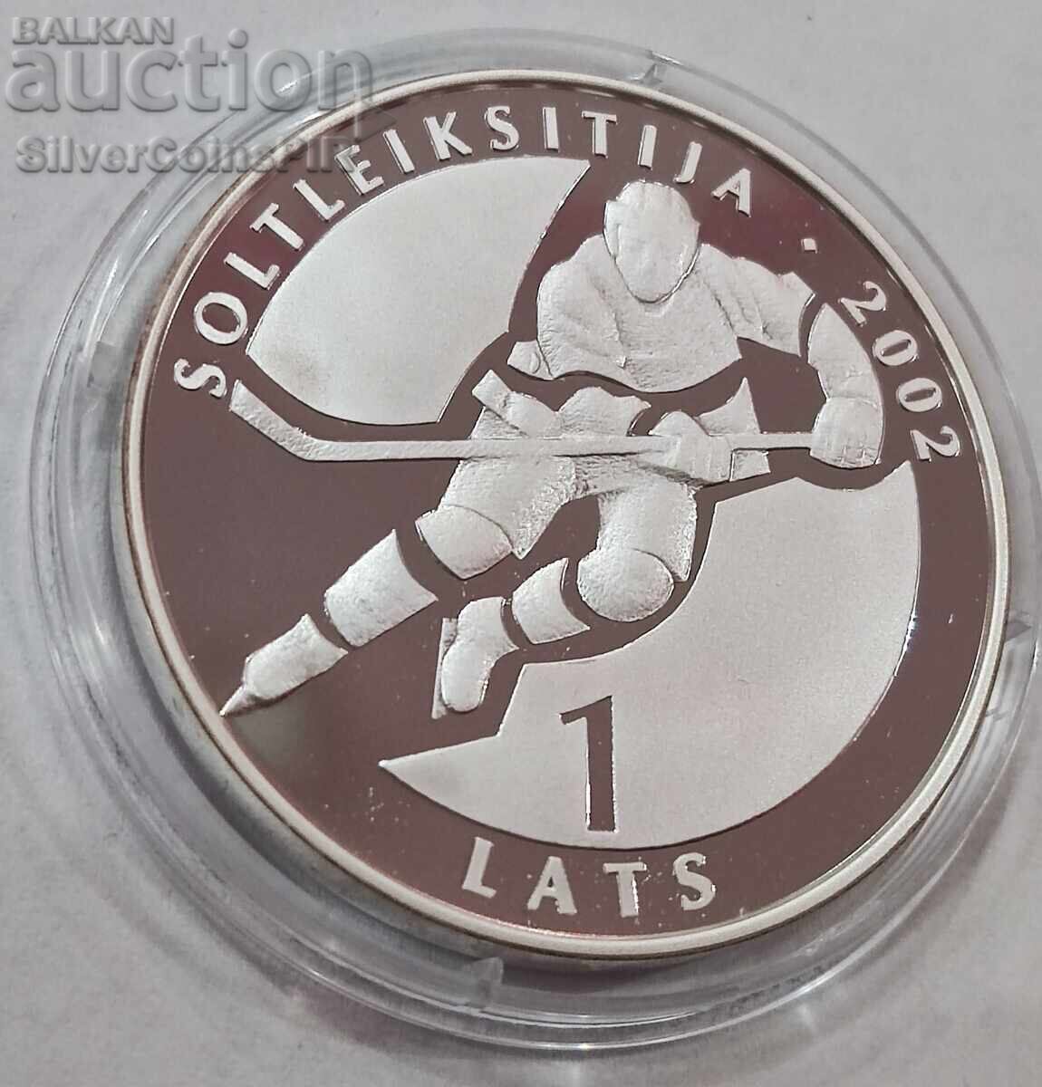 Ασήμι 1 Λατ Ολυμπιάδα 2001 Λετονία με τιμή 110.00 BGN | € 56.24 Ασήμι 1 Λατ Ολυμπιάδα 2001 Λετονία με τιμή 110.00 BGN | € 56.24